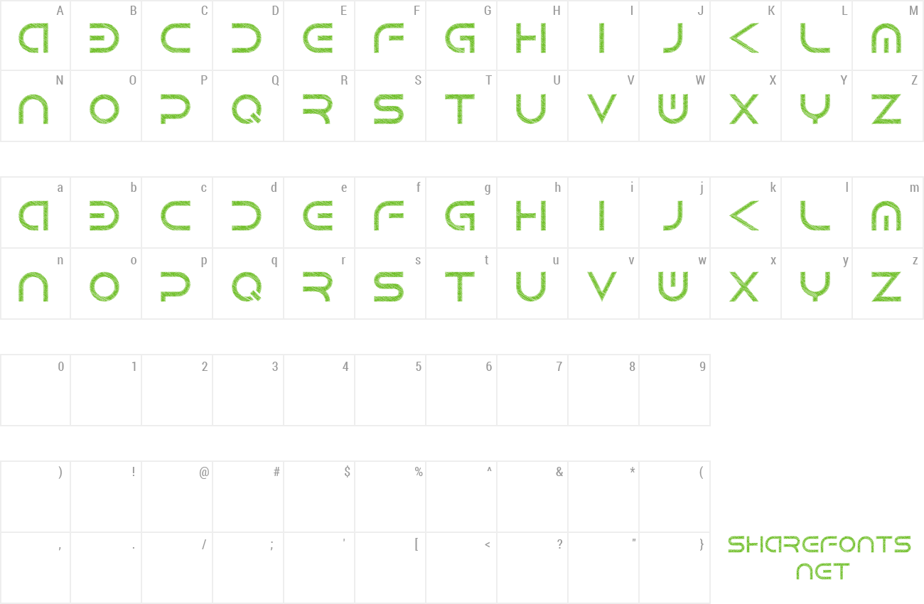Font Android preview
